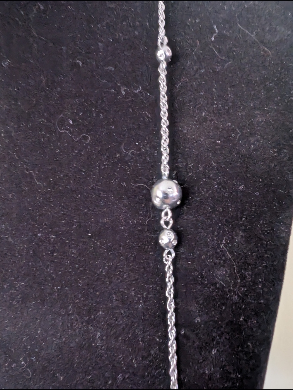 Banana Republic Silver-Tone Bead Long Necklace - Picture 4 of 9